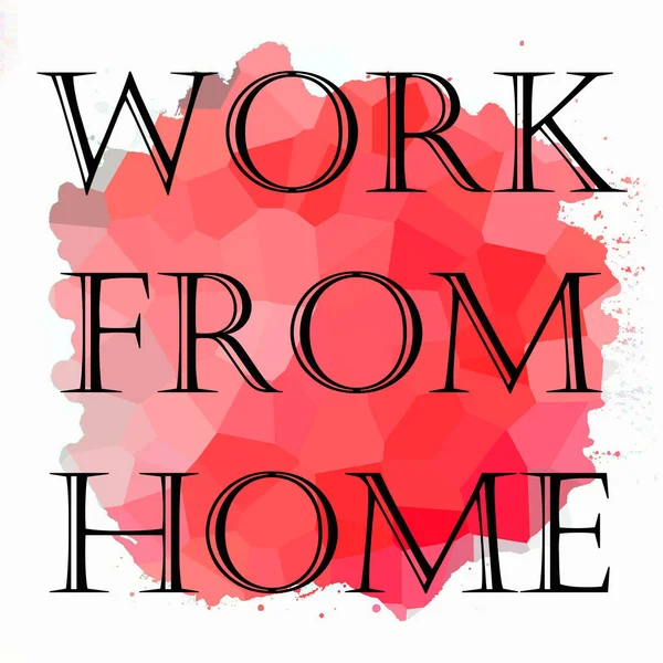 Soyut renkli arkaplan üzerindeki ev cümlesinden çalış