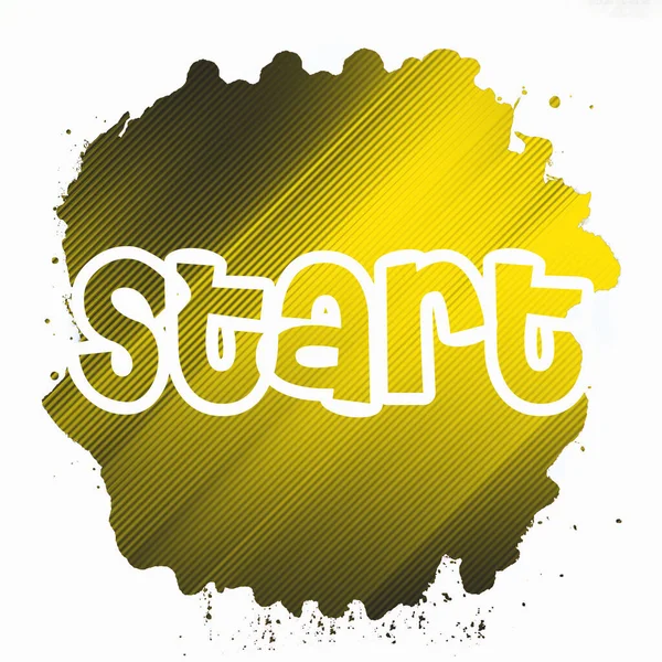 soyut renkli arkaplanda metni başlat