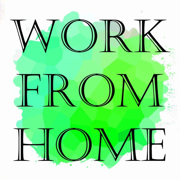 Soyut renkli arkaplan üzerindeki ev cümlesinden çalış