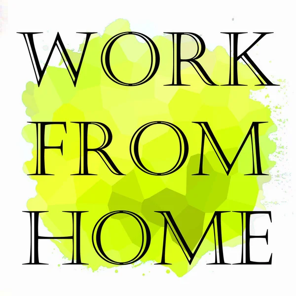 Soyut renkli arkaplan üzerindeki ev cümlesinden çalış