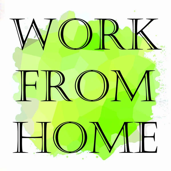 Soyut renkli arkaplan üzerindeki ev cümlesinden çalış