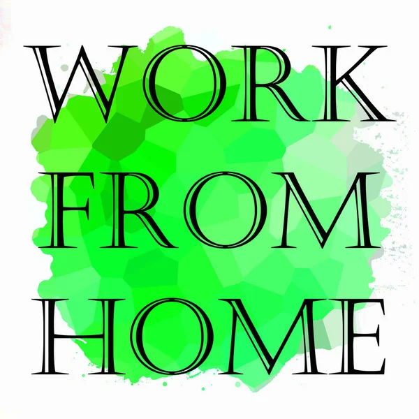 Soyut renkli arkaplan üzerindeki ev cümlesinden çalış