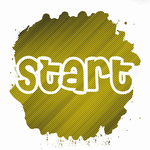 soyut renkli arkaplanda metni başlat