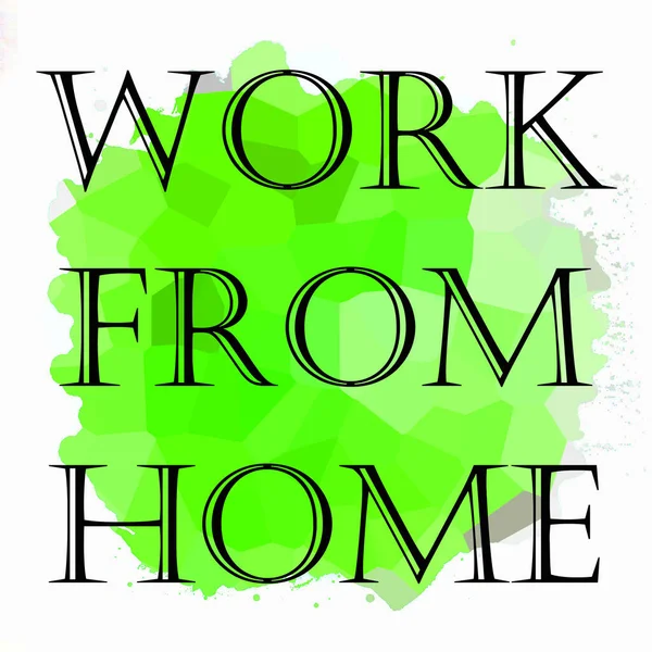 Soyut renkli arkaplan üzerindeki ev cümlesinden çalış