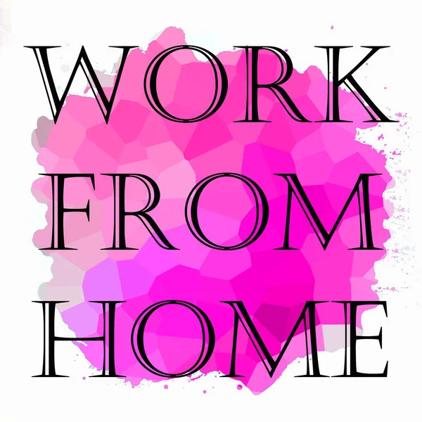 Soyut renkli arkaplan üzerindeki ev cümlesinden çalış