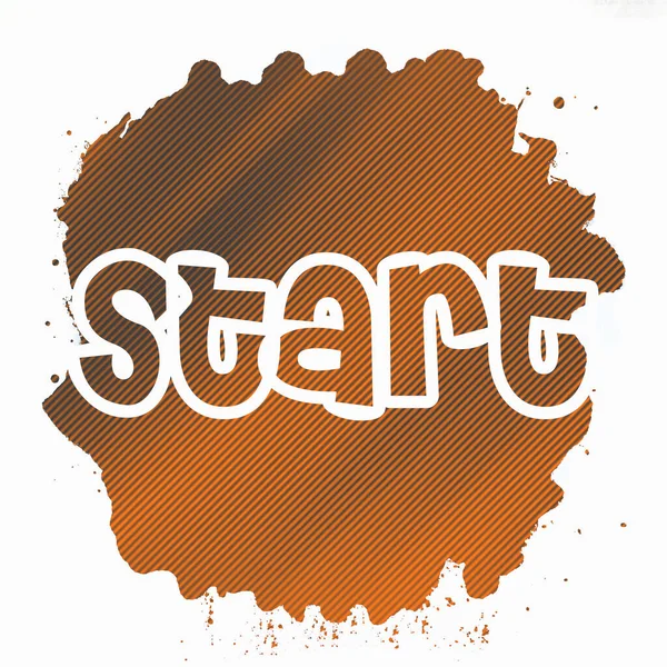 soyut renkli arkaplanda metni başlat