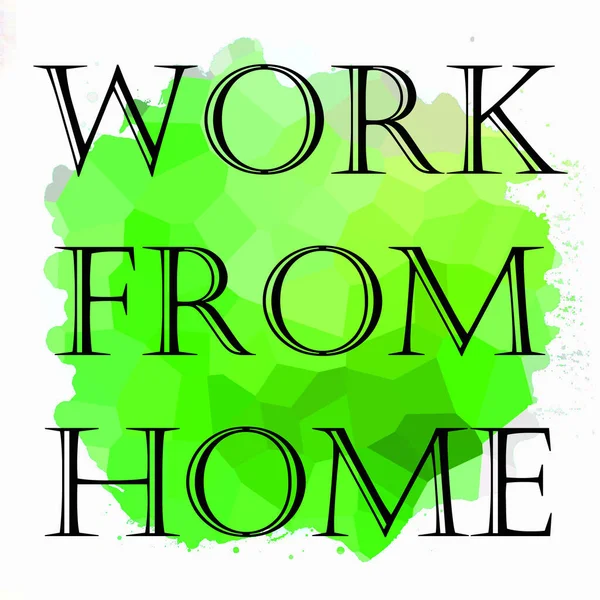 Soyut renkli arkaplan üzerindeki ev cümlesinden çalış