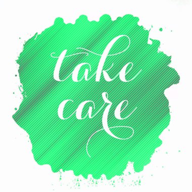 soyut renkli arkaplanda özen cümlesine dikkat et