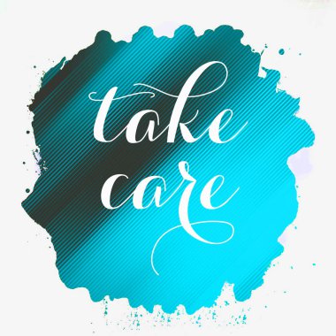 soyut renkli arkaplanda özen cümlesine dikkat et