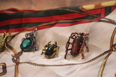 Bir mücevherin yakın görüntüsü