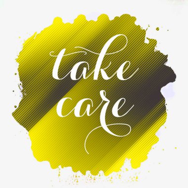 soyut renkli arkaplanda özen cümlesine dikkat et