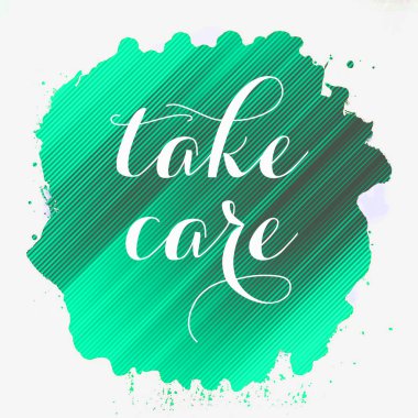 soyut renkli arkaplanda özen cümlesine dikkat et