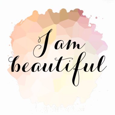 Ben soyut renkli arkaplan üzerine güzel bir metinim. 