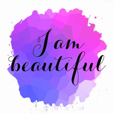 Ben soyut renkli arkaplan üzerine güzel bir metinim. 