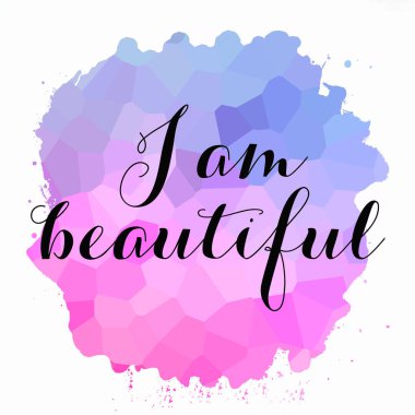 Ben soyut renkli arkaplan üzerine güzel bir metinim. 