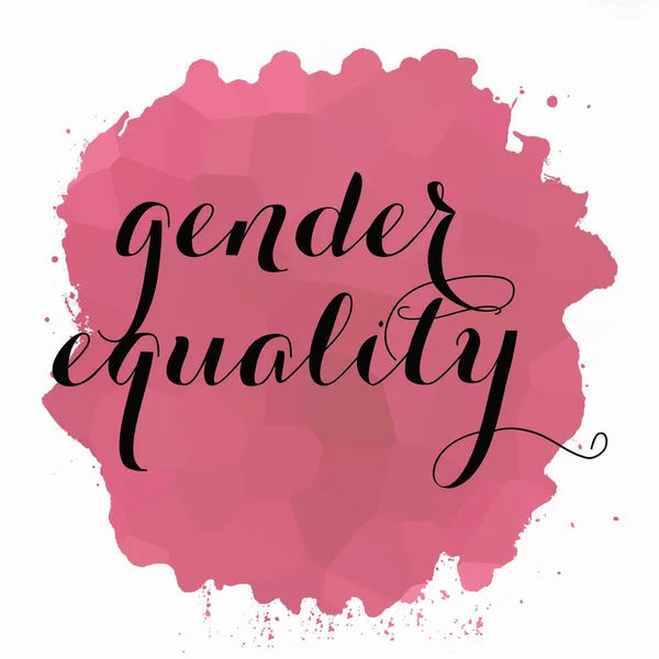 Gender Equality Text Abstract Colorful Background — Stock Photo, Image