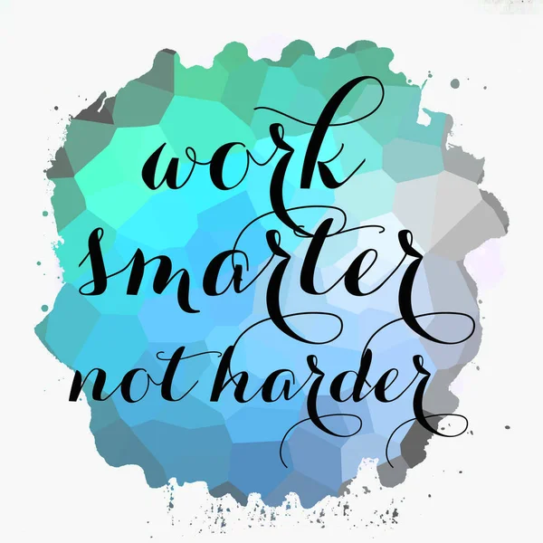 Work Smarter Harder Text Abstract Colorful Background — Stock Photo, Image