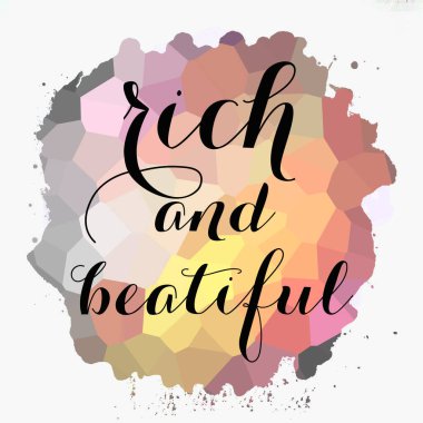 soyut renkli arkaplanda zengin ve güzel bir ifade 