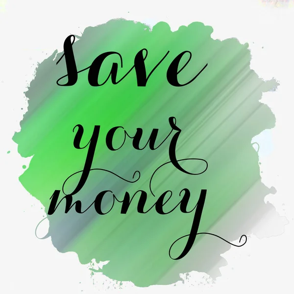 Your Money Text Abstract Colorful Background — Stock Photo, Image