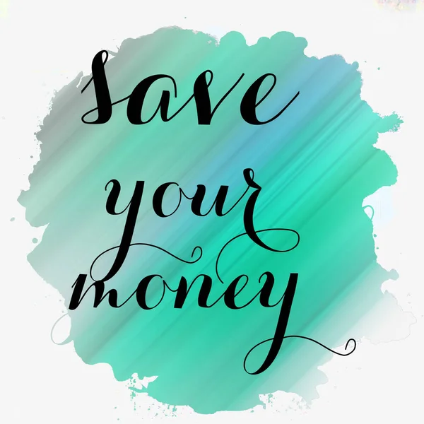 Your Money Text Abstract Colorful Background — Stock Photo, Image