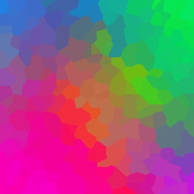 çokrenkli geometrik soyut arkaplan rengarenk desen onal çokgen