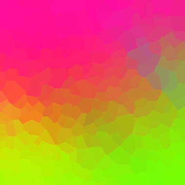 Soyut çok renkli arkaplan ve çokgen gökkuşağı renkleri. Moda renklerinde vektör illüstrasyonu