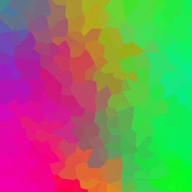 çok renkli yeşil, kırmızı çokgen dizayn, üçgenlerden oluşuyor. Origami biçiminde geometrik gradyan.