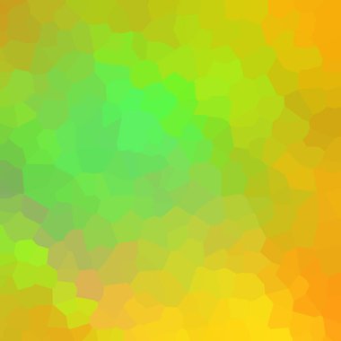 Sarı, kırmızı, yeşil altıgen desenli soyut arkaplan