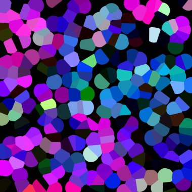 Küçük renkli altıgen şekillerinden oluşan soyut arkaplan