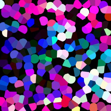 Değişik renklerde renkli mozaik