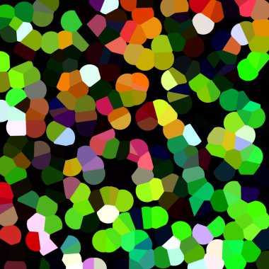 Renkli dairelerle kusursuz desen