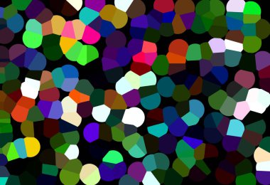 Çemberlerden yapılmış renkli arkaplan