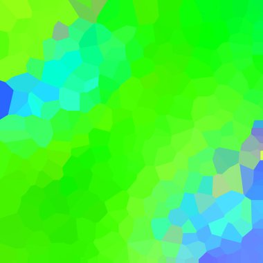 Renkli açısal çokgenlerin soyut geometrik arkaplanı.