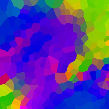 Mavi, mor, yeşil ve kırmızı renklerin soyut ve canlı arkaplanı.