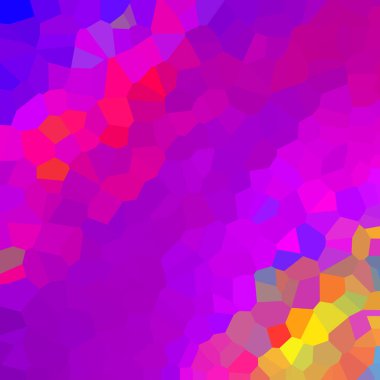 Üçgenlerin renkli mozaik deseni.