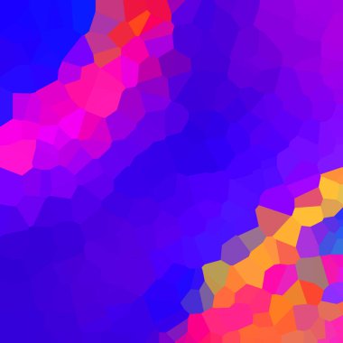 Üçgen çokgen deseninin soyut renkli arkaplanı