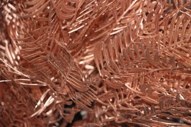 copper wire texture background