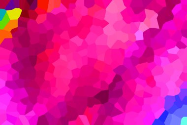 Değişik renklerde renkli mozaik