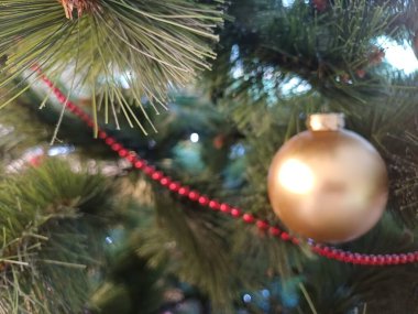 Noel ağacı ve süslemeler