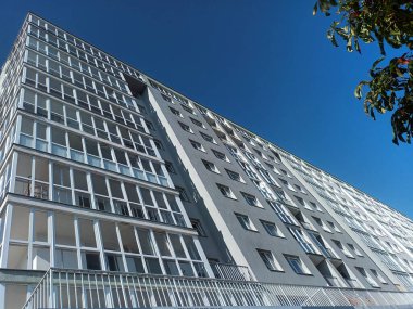 Vilnius, Litvanya 'nın banliyölerinde 80' ler ve 90 'lar mimarisi