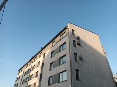 Vilnius, Litvanya 'nın banliyölerinde 80' ler ve 90 'lar mimarisi