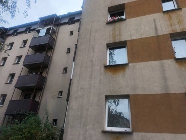 Vilnius, Litvanya 'nın banliyölerinde 80' ler ve 90 'lar mimarisi