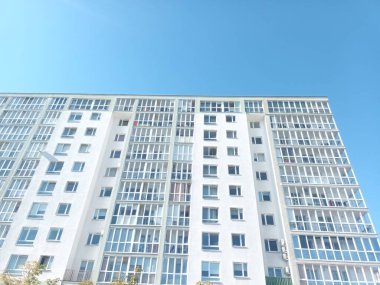 Vilnius, Litvanya 'nın banliyölerinde 80' ler ve 90 'lar mimarisi