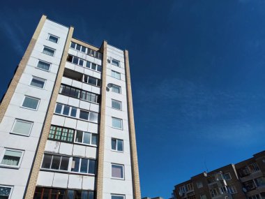 Vilnius, Litvanya 'nın banliyölerinde 80' ler ve 90 'lar mimarisi