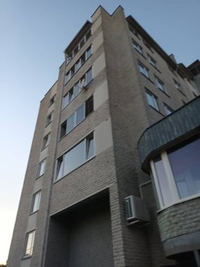 Vilnius, Litvanya 'nın banliyölerinde 80' ler ve 90 'lar mimarisi