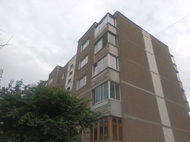 Vilnius, Litvanya 'nın banliyölerinde 80' ler ve 90 'lar mimarisi