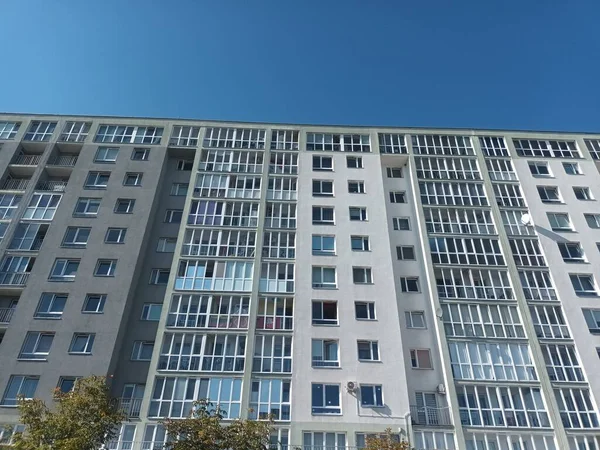 Vilnius, Litvanya 'nın banliyölerinde 80' ler ve 90 'lar mimarisi