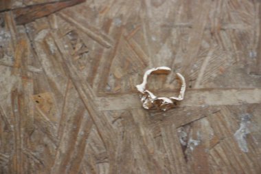 Ahşap bir yüzeye yakın çekim