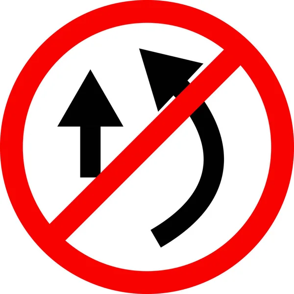 Προσπέραση Απαγορευμένης Πινακίδας Κόκκινο Φόντο Κύκλου Σήματα Και Σύμβολα Οδικής — Διανυσματικό Αρχείο