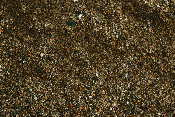 Фон Зроблений Піску Каменів Різного Розміру Кольору Фактура Природних Каменів — стокове фото
